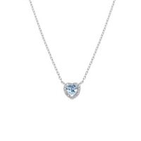 Collar Amen Mujer Dolce cuore in Plata Zircone CLTICUBACZ